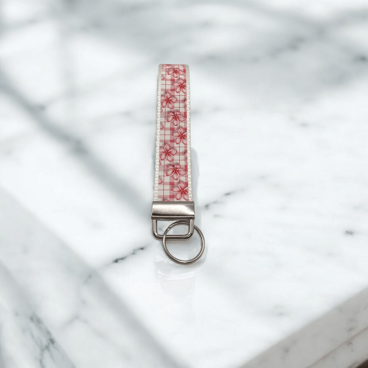 Pink Plumeria Wristlet - Nesian Kulture
